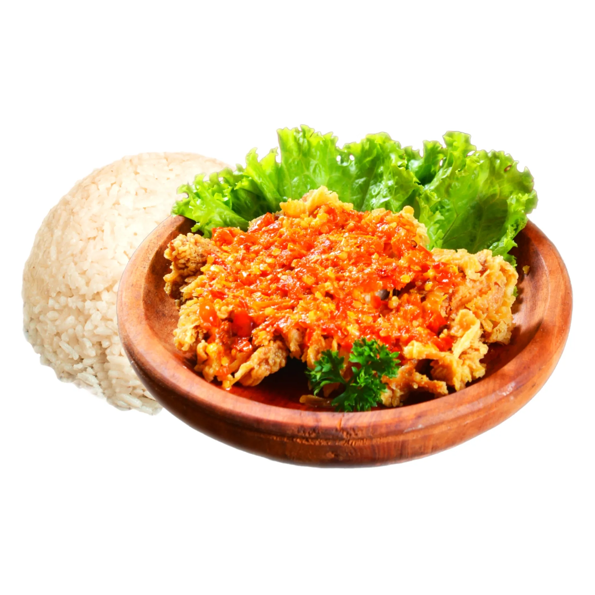 Paket Nasi Ayam Geprek Original Paha Atas
