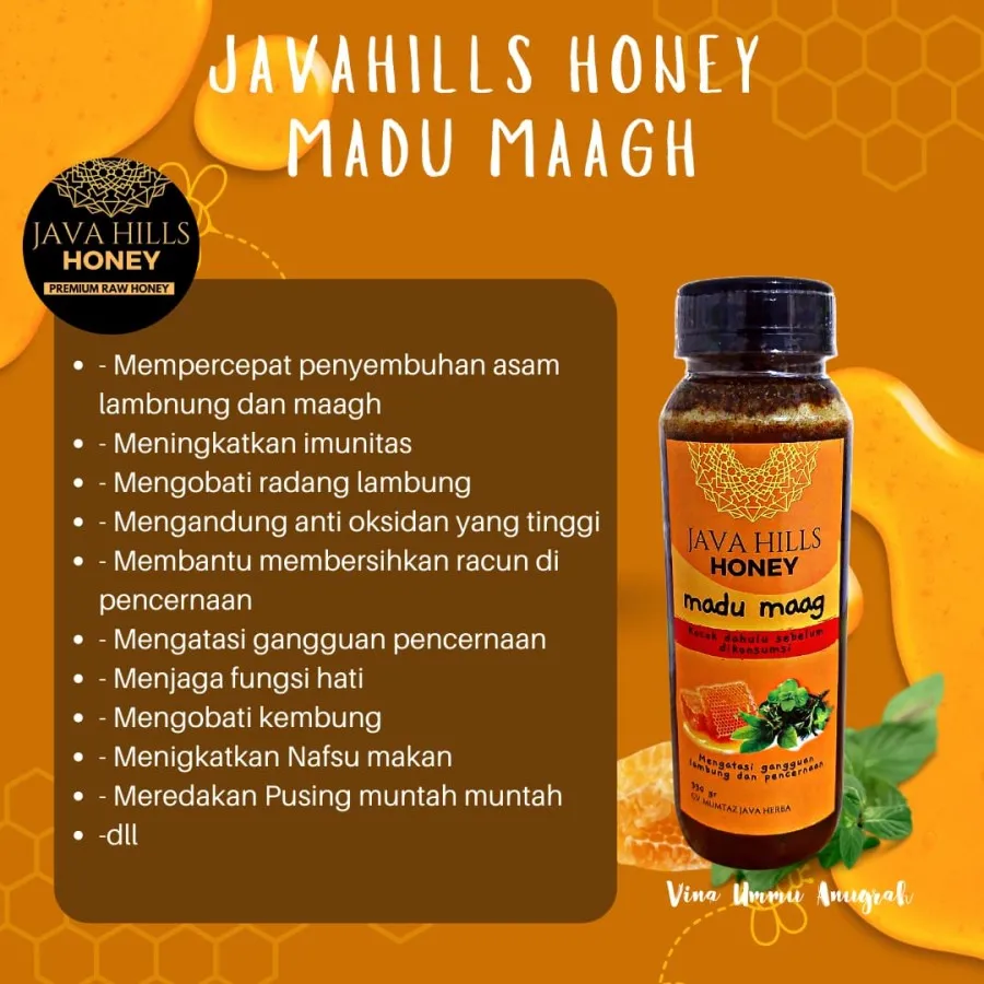 Madu Maag Javahillls Honey